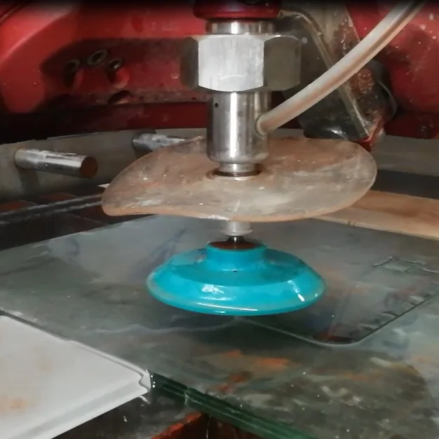 water jet cut glass