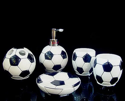 Kids Bathroom Accessories Sets Football Household Resin Kids Bathroom Accessories Sets Football Household Resin Names Home Accessory Set Product