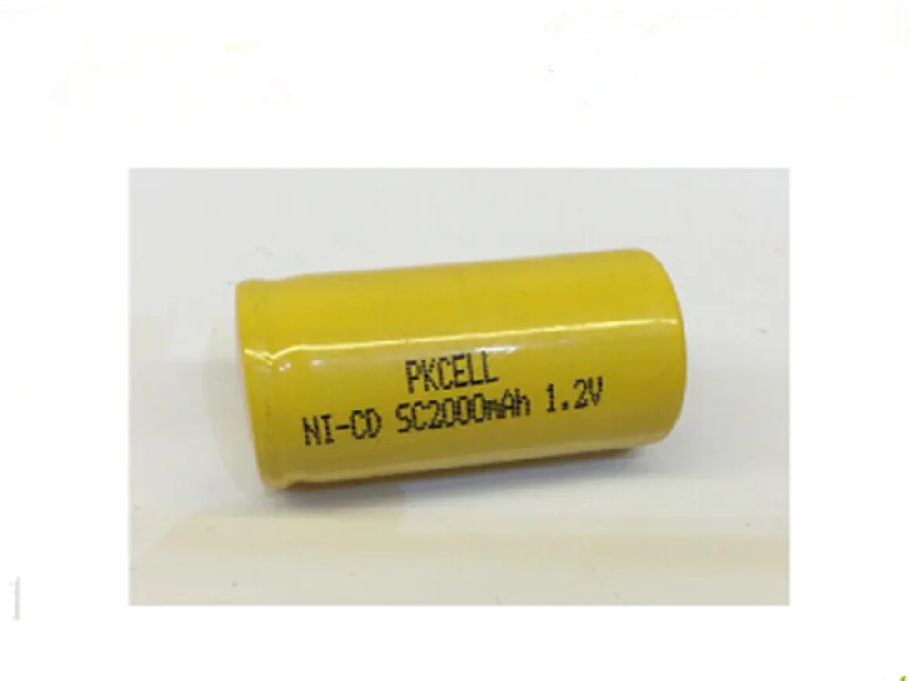 Nicd Sub C Battery 1.2v 2000mah Rechargeable Nicd Batteries Paper