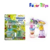 Wholesale kids fun plastic toy bubble water gun with light and music
