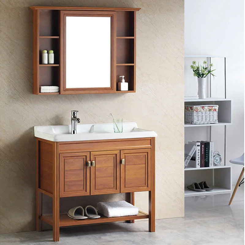 Free standing European style bathroom vanity wetroom Cabinets