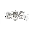 Hot sell Non stick ceramic 24pcs cooking pot granite carl weill stainless steel cookware set