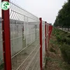 Hot popular easy installation peach-shaped post 3d curved wire mesh fence