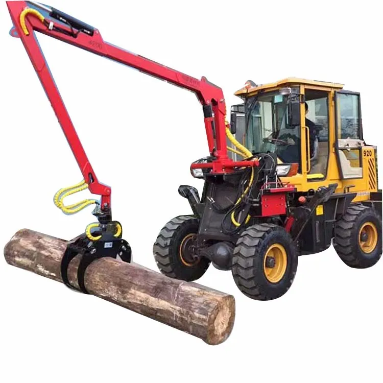 10t Timber Grapple Timber Loader Wood Log Trailer With Crane Buy Wood