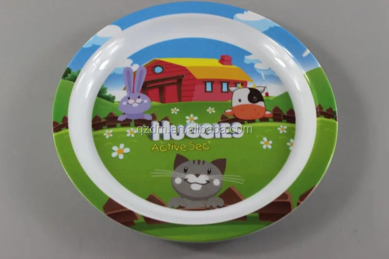 8.5" Sales Promotion Melamine Dinner Plate For Kid's