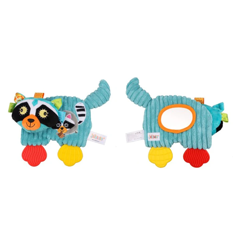 Jollybaby Soft And Comfortable Baby Teether Rattle Plush Animal Toys