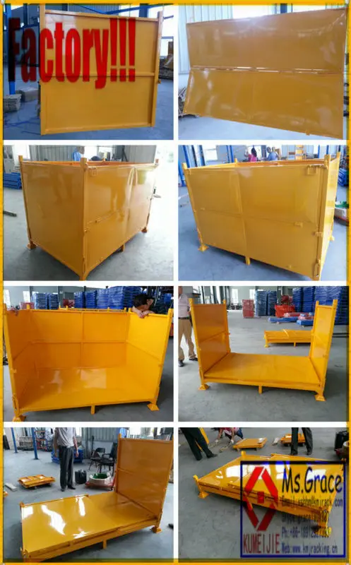 sheet metal steel bin collapsible corrugated solid sheet metal bins sheet metal bin
