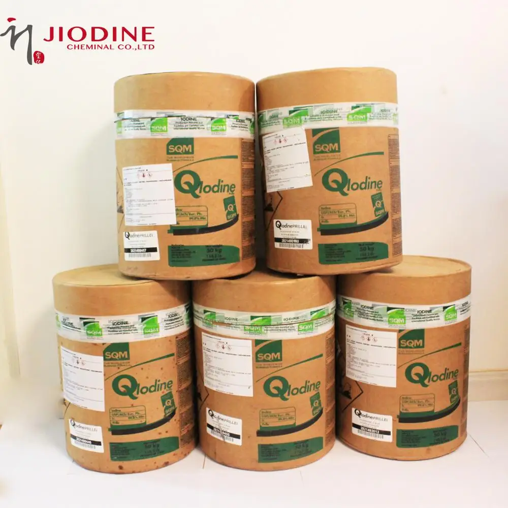 
2017 Hot Sale Feed Additives Pure Iodine Crystal 99.99% Min 
