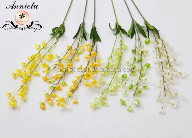 Wedding and Home Decoration Artificial Flower, Wholesale Silk Plum Decoration Artifical Flower
