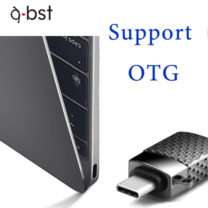 A.bst male to female aluminum USB OTG to 3.0 for Type C Adapter