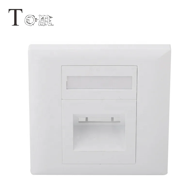 MB-15-02 Network RJ45 single/double ports Faceplate(5).jpg