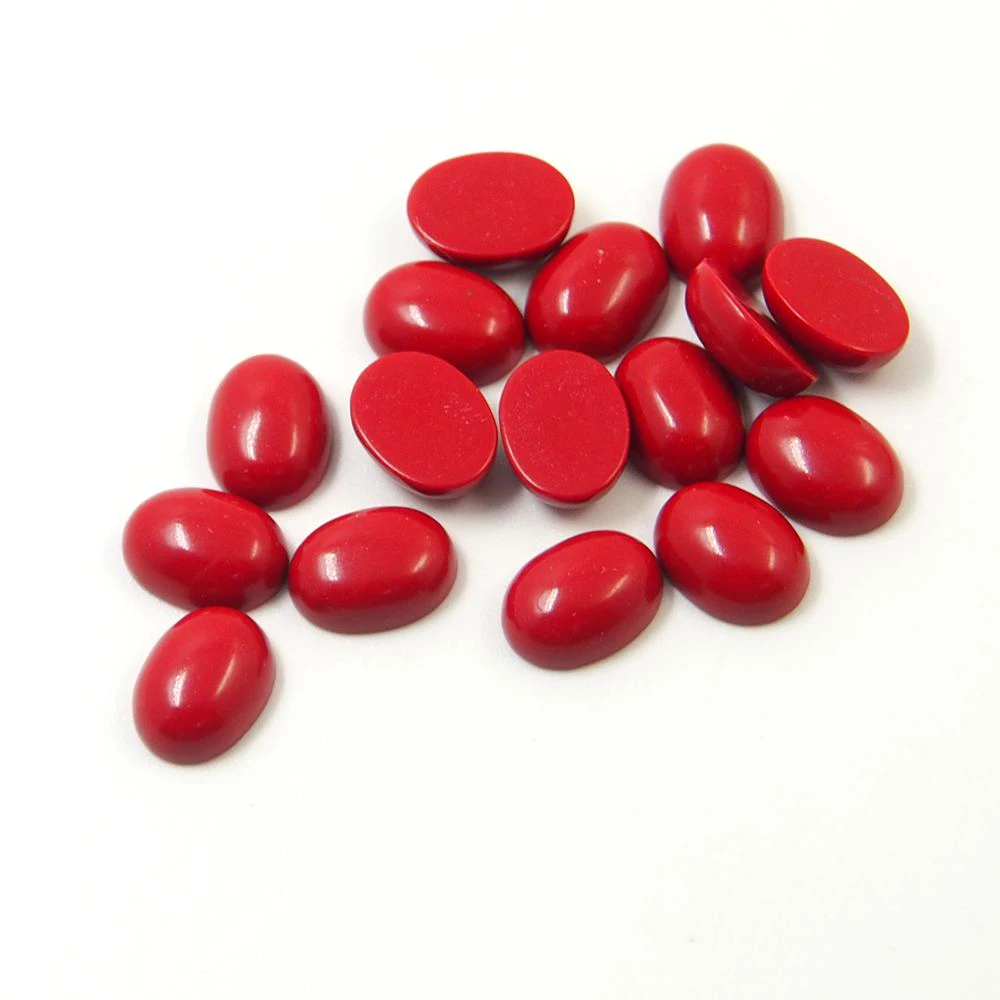 Designer Pendant Stone Natural Red Horn Coral Cabochon Size 22x18x4 MM Jewellery Making Gemstone AG-11526 Crafts Suppliers Best Price