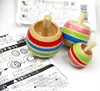 Custom classic toy promotional upside-down toy spinning wooden top , hotsale funny Wooden Gyro Toy