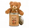 Valentines Day Love Heart Teddy in a Tin