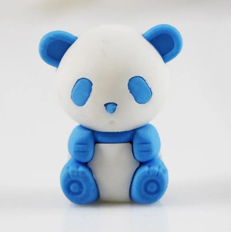 Cute Cartoon Panda Eraser Kawaii Stationery School Office Supplies Correction Supplies Child's