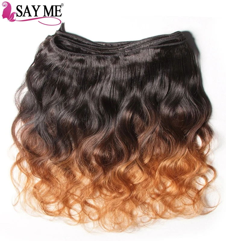 Darling Crochet Braids Ombre Remy Wet And Wavy Three Tone 1b 4 30