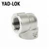 YAD-LOK 1" NPT Female Class 3000 Pipe Fitting 90 Degree Elbow