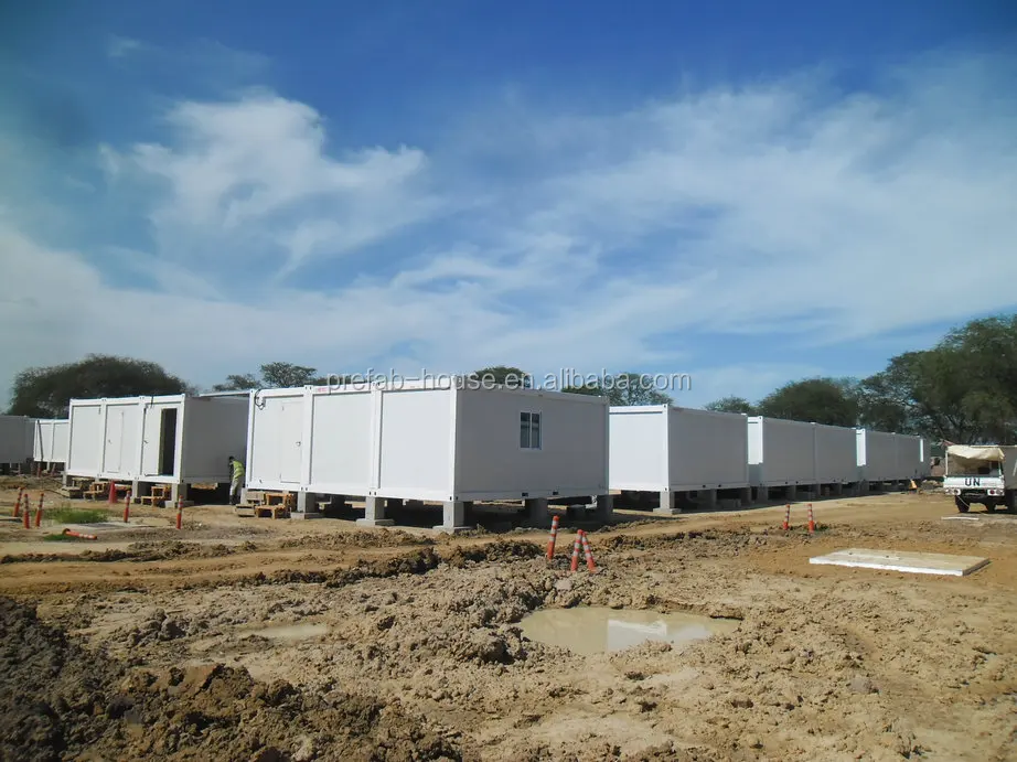 Lida Group cargo homes shipped to business used as booth, toilet, storage room-6