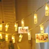 Wedding Decoration Photo Clip Led String light Personalized Starry Photo Holder String Light Birthday Party Christmas Decor
