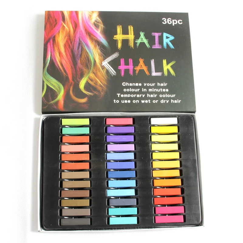 Wholesale 24colors Temporary Hair Color Chalk Powder Sets For Hair On