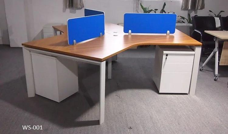 Incurve 3 Personnes Places Triangle Mobilier De Bureau Melamine En Bois Modulaire Poste De Travail 120 Degres Table De Bureau Avec Classeur Buy Poste De Travail Mobilier De Bureau 3 Personnes Poste De