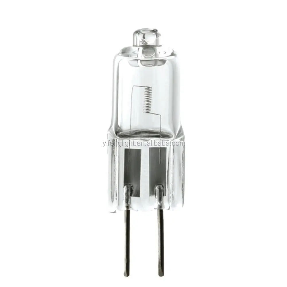 G4 12V, 20 Watt, T3 JC Type, 12 Volt, Clear, G4 Bi-pin Base, Halogen Light Bulb