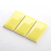 Ceramic with good price 20x30 waterproof wall decorative borders yellow glow tile