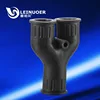 Electrical pipe fitting series rubber material y connector for protecting wire