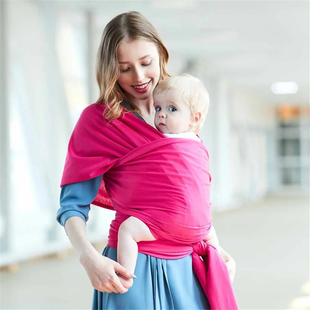 Baby Sling Carrier Natural Cotton Nursing Baby Wrap Suitable For