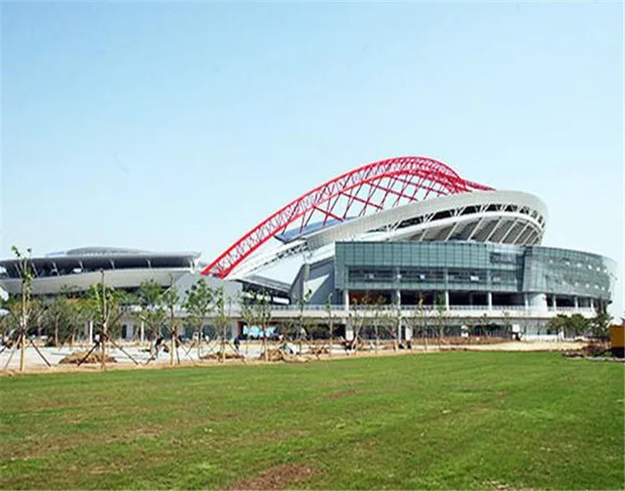 easy assemble steel structure space frame for stadium canopy