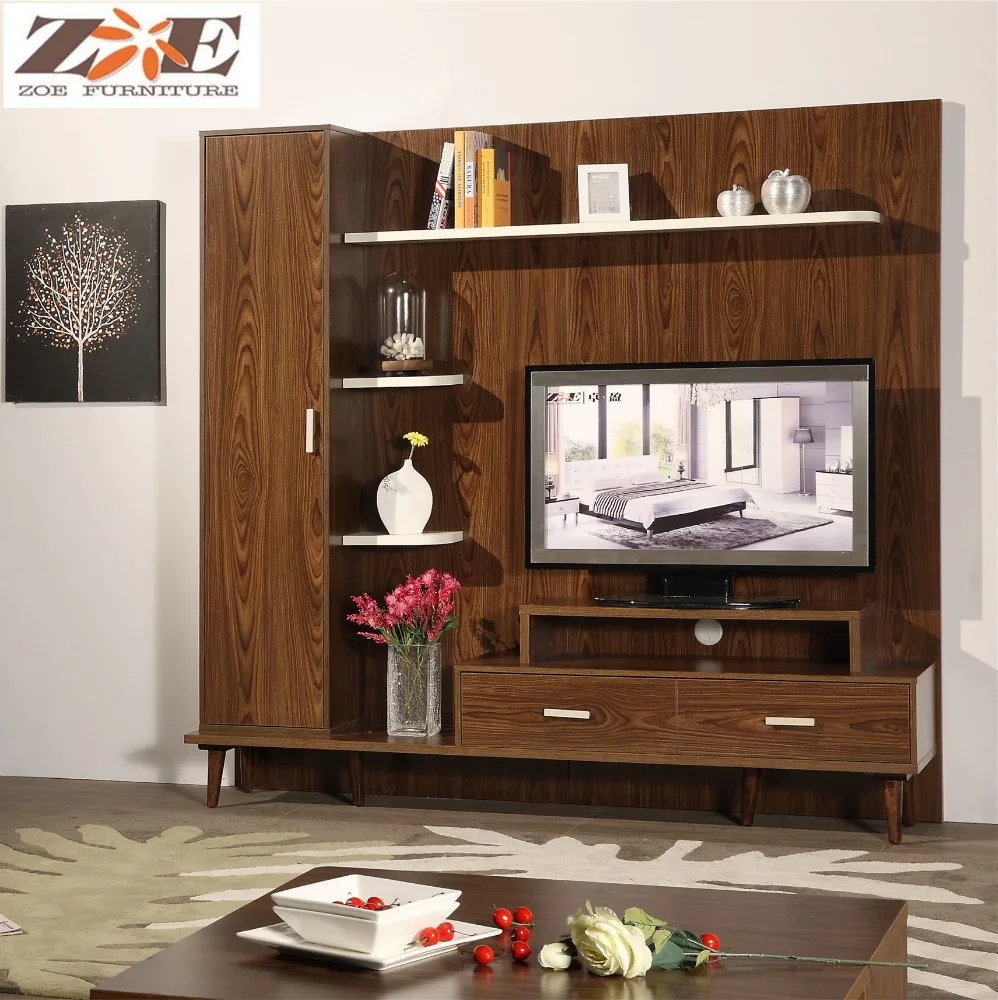 Alibaba Wood Led Tv Wall Unit Furniture Design Living Room Showcase Buy Wood Led Tv Wall Unit Design Wall Unit Wall Unit Furniture Product On