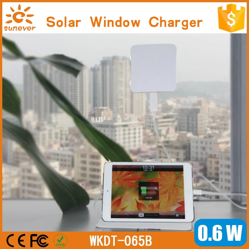 Original Brand Window Solar Charger 2600mah With Sticker,Port Solar Charger & Power Bank With
