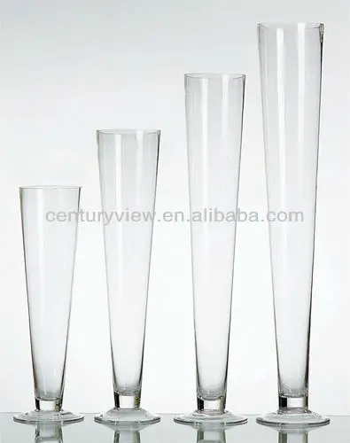 24 Wedding Decoration Centerpiece Glass Wedding Vase Tall