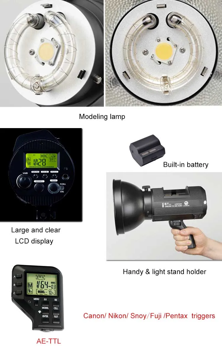 Top Quality Outdoor Strobe Flash With Hss Ttl 3ghz Wireless Strobe