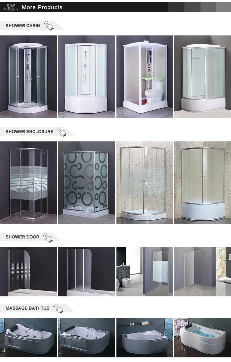 80x80x215cm Custom Self Contained Bath Shower Cabin,Outdoor Standard Size Glass Shower Room