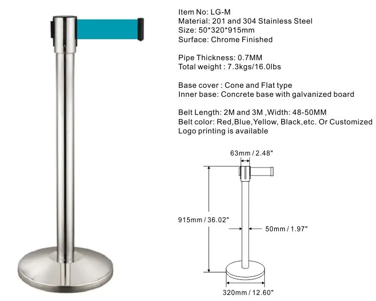 Queue barrier dividers system manager manefecturer queue up stanchion shenzhen china 