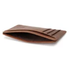 China fabricante atacado Mingclan RFID Bloqueando mens carteira de couro genu&iacute;no titular do cart&atilde;o de cr&eacute;dito fina magro