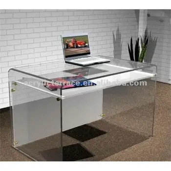 Acrylic Lucite Computer Desk Shelf Desk Buy Clear Acrylic Lucite