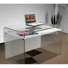 acrylic lucite computer desk,shelf desk