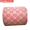 Best price Chinese supplier flower pattern Construction usd brick galvanized printed steel PPGI