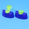 Suzhou haotuo plastic packaging factory hot sale lotion shampoo bottles usage and plastic material flat shoulder flip top cap