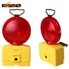 Top quality amber color traffic security led warning light with traffic cone for road safety
