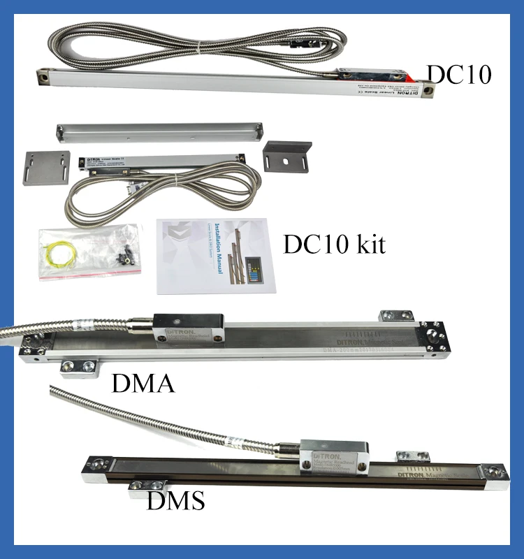 Ditron Dro Linear Optical Encoder Linear Glass Scale for Digital Reaodut Display