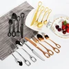 SUS304 Titanium Home Goods Cutlery Set Flatware With Ring