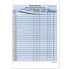 Patient Sign-in Sheets, 8-1/2" X 11" (Blue) Carbonless Form (Lot of 875 Sheets) HIPAA Compliant