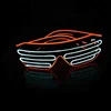Hot Sale Multi Color Crazy Party Led Lighting Glow In The Dark EL Wire Glasses