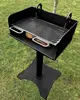 Corten steel camping, backpacking Portable Barbecue Grill charcoal BBQ