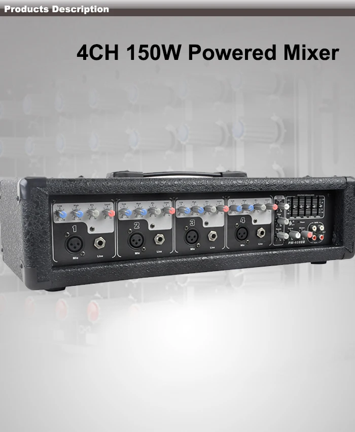 4 Channel Small Mixer Audio With Usb/sd/mp3 Pm408mp3 Buy Small Mixer