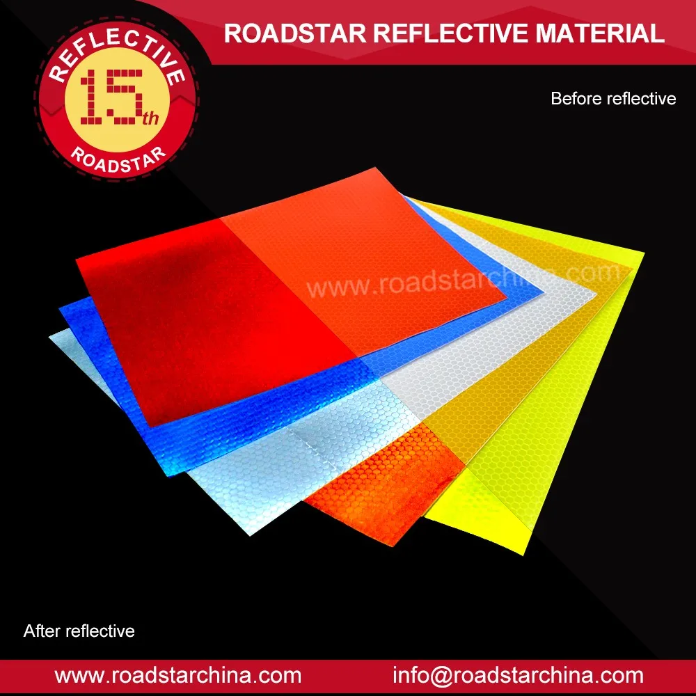 High Visibility,High Reflectivity Advertising Reflector Paper Buy Light Reflective Paper