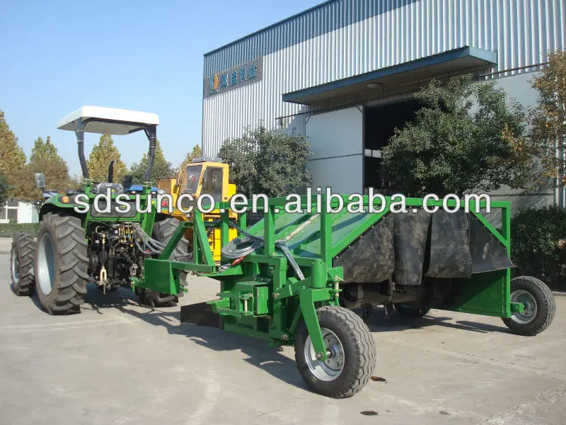 High Quality ! SD SUNCO Tractor Mounted Towable Organic Fertilizer Compost Mixer Turner